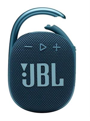 eBookReader JBL Clip 4 Bluetooth højtaler blå åben clip